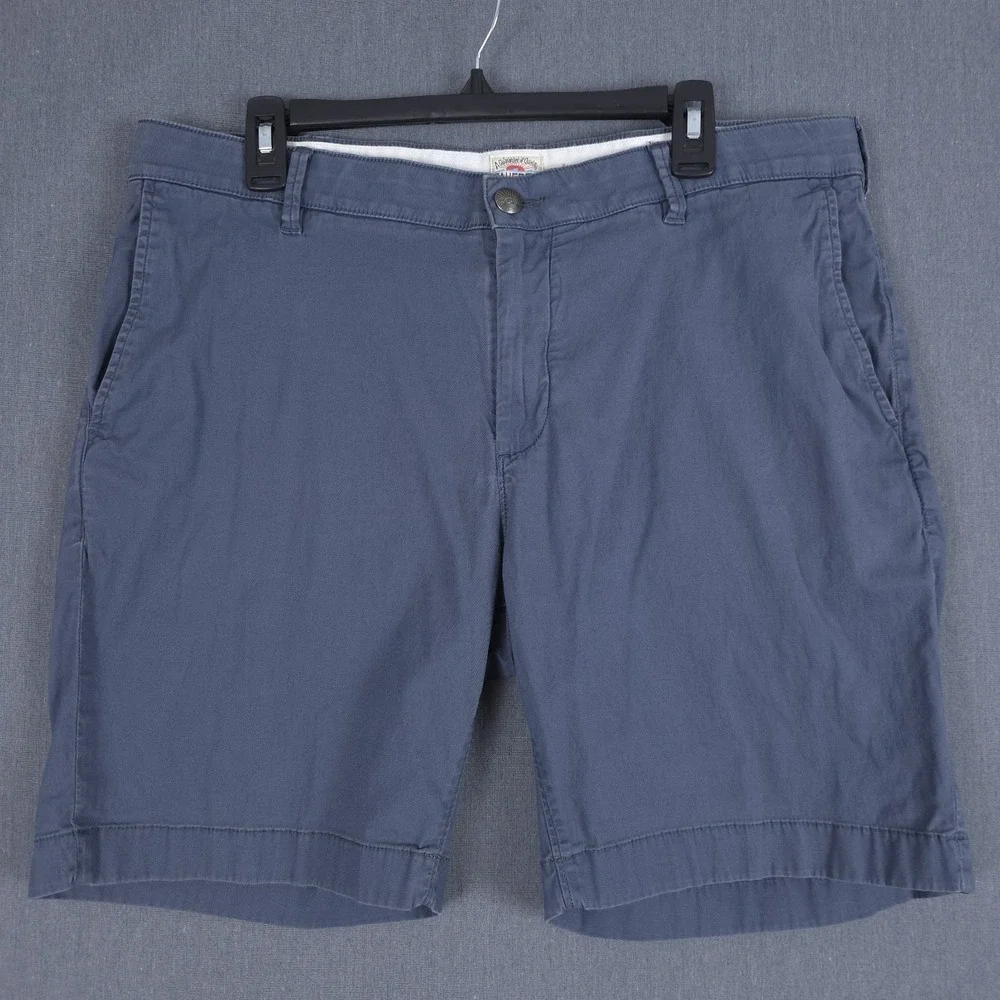 Faherty Island Life Shorts Mens 36 (Fits 36x8)‎ Vintage Navy Chino MBS2203